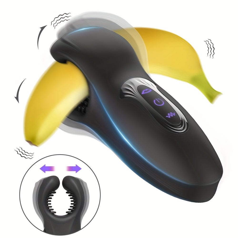 Schraubstocktrainer, Penistrainer, vibrierendes Männergerät, Massage, betäubende Vibration