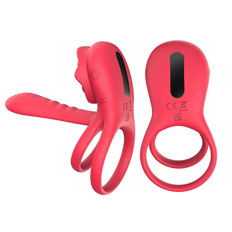 Rose Cock Ring Vibrator Klitoris Stimulator Paar Spielzeug Verbesserte Version