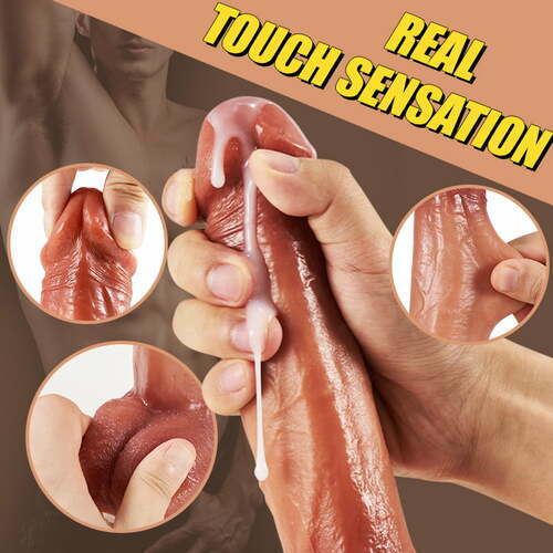 8.66 Inch 9 Vibrating Thrusting Swing Intelligent Heating Realistic Dildo