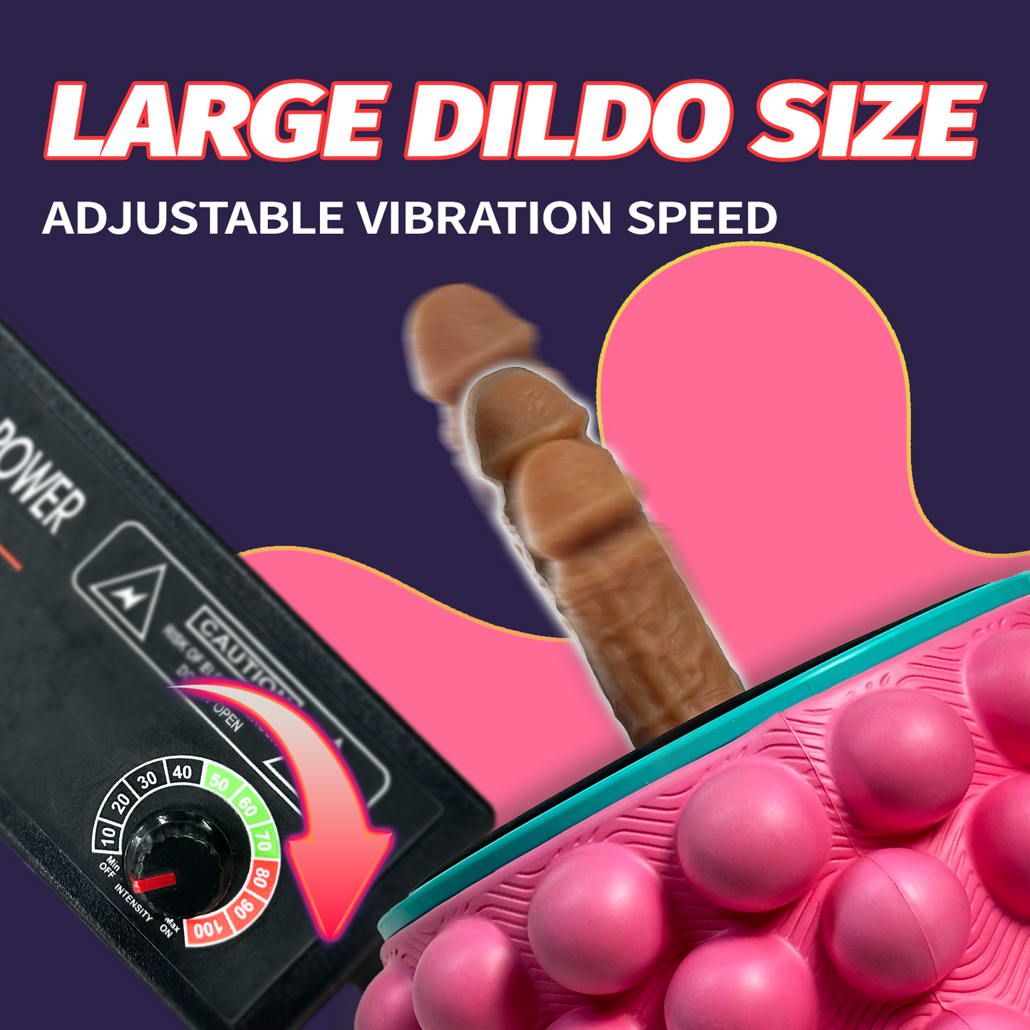 Yoga Wheel Simulated Penis Sex Machine Relieve Fatigue