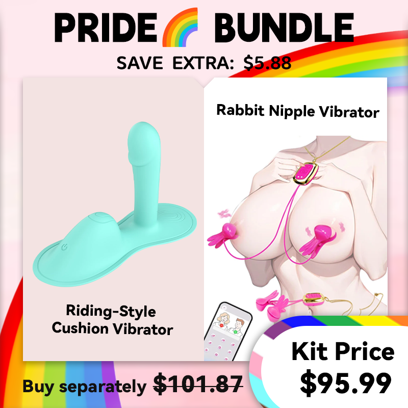 Riding-Style Cushion G Spot Vibrator For Intense Clitoral G-spot Anal Stimulation with APP