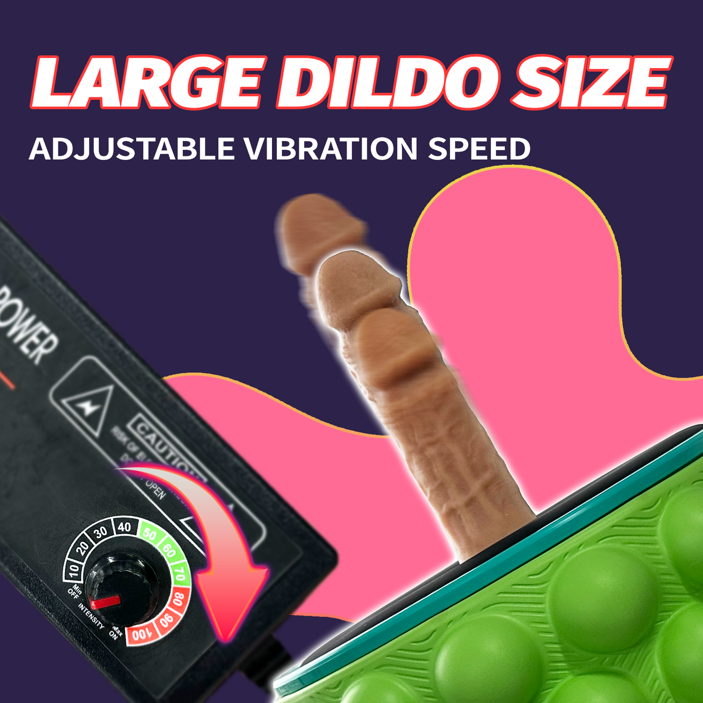 Yoga Wheel Simulated Penis Sex Machine Relieve Fatigue