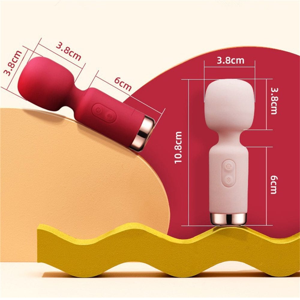 Mini Strong Shock Vibrator Damen Multifrequenz Second Wave Masturbator Kleiner Massagestab