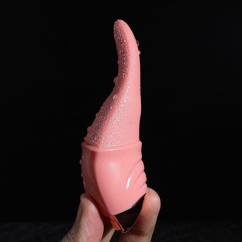 13cm Tongue Vibrator For Women Clit Licking G Spot Masturbator