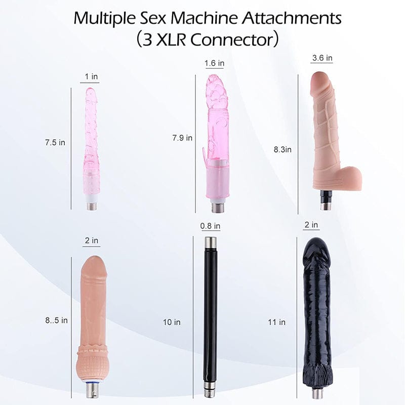 Automatic Sex Machine Thrusting Machines Device Gun 6 Attachments
