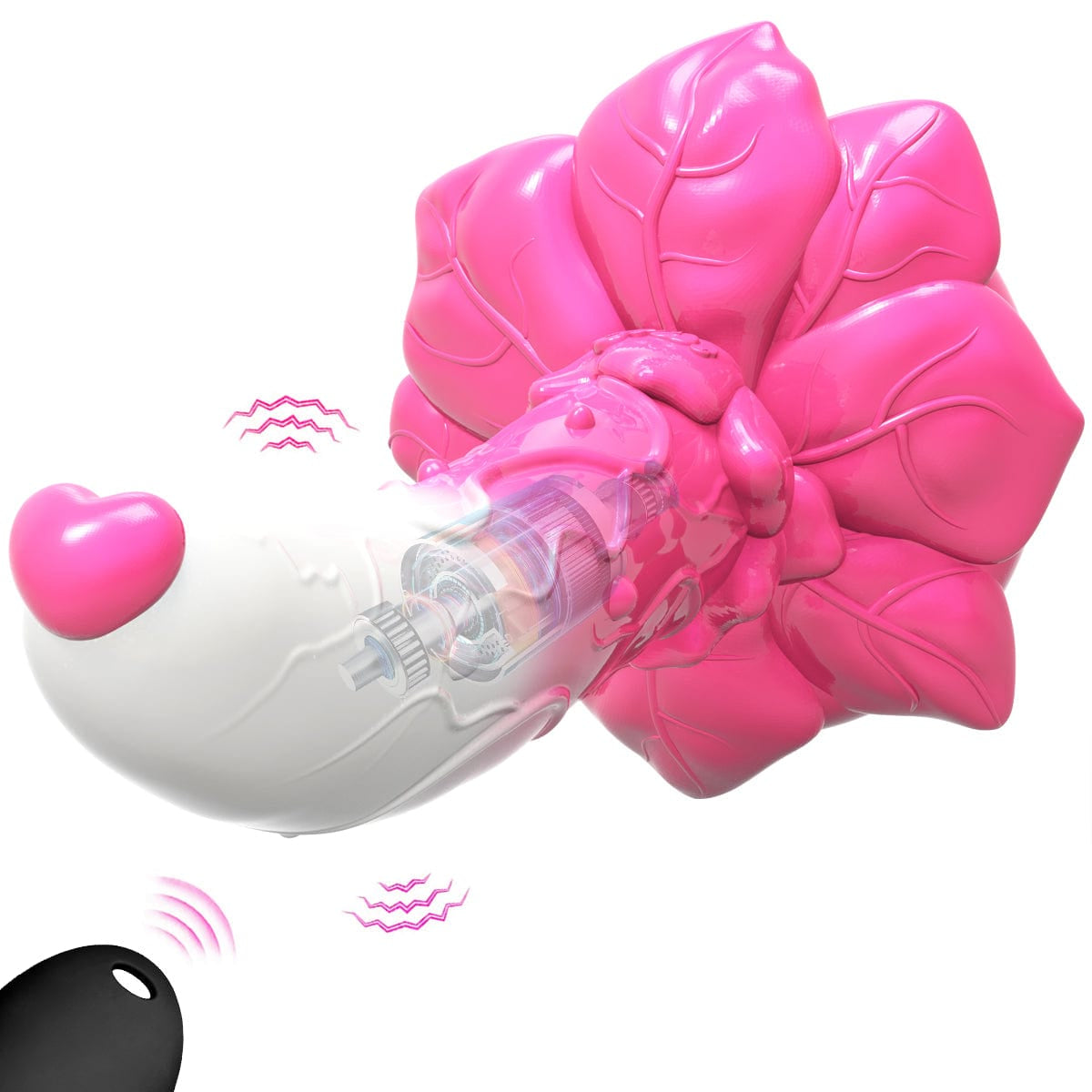 AIMITEX Rose Silicone Dildo Anal Plug Alien Cute Penis