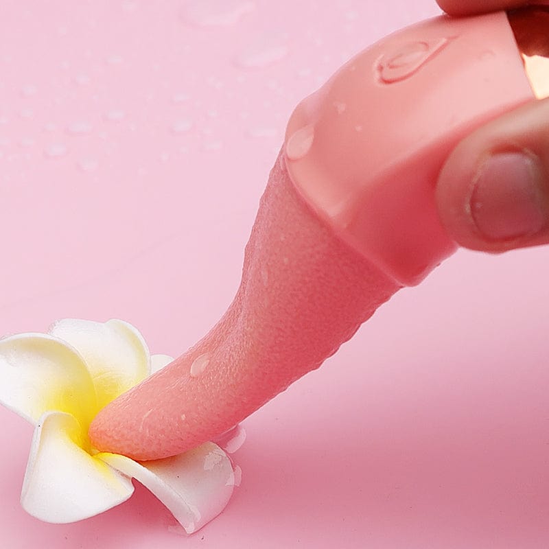 13cm Tongue Vibrator For Women Clit Licking G Spot Masturbator