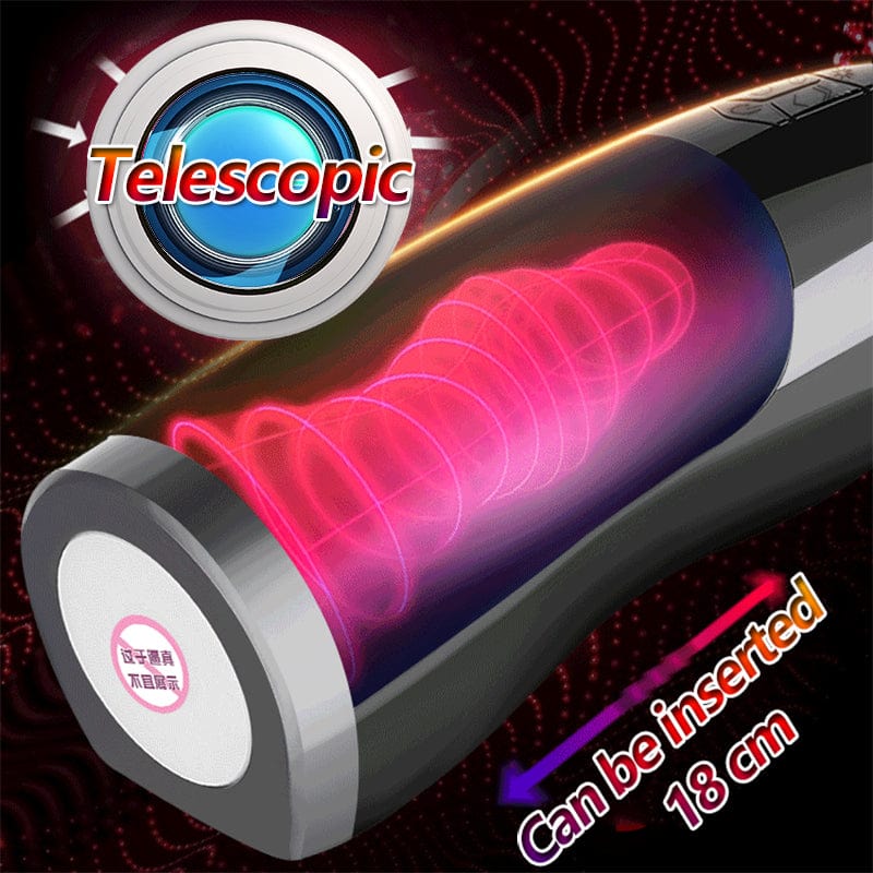 Heating Piston Airplane Cup Electric Telescopic Automatic Masturbator