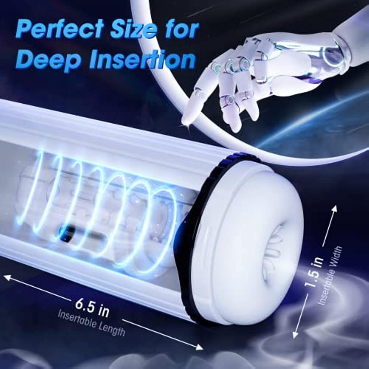 Fantasy Aircraft Cup Fully Automatic Telescopic Warming Electric Masturator