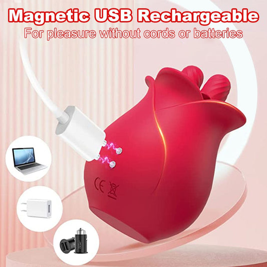 Rose Romeo - Double Tongue Lick Shaker clitoral nipple orgasmic sex toy