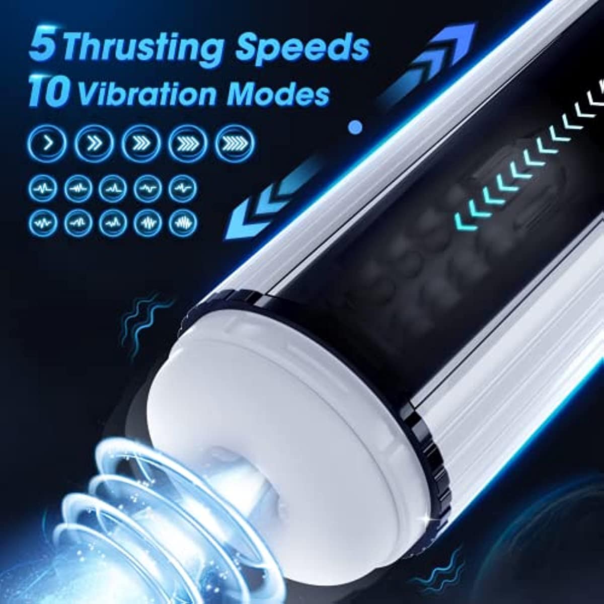 Fantasy Aircraft Cup Fully Automatic Telescopic Warming Electric Masturator