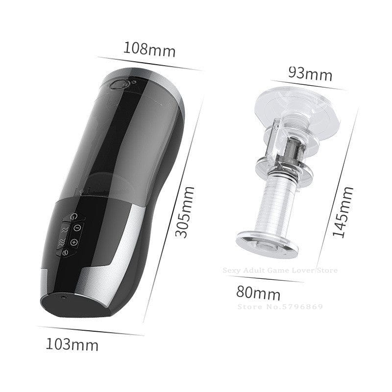 Heating Piston Airplane Cup Electric Telescopic Automatic Masturbator