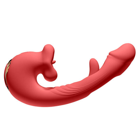 Galaku Maywil Pro 3 In 1 Tongue Licking Tapping G Spot Vibrator With APP