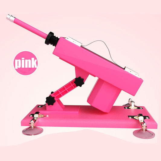 Pumping Gun - Full-automatic Simulated Penis Masturbation Telescopic Dildos Machine