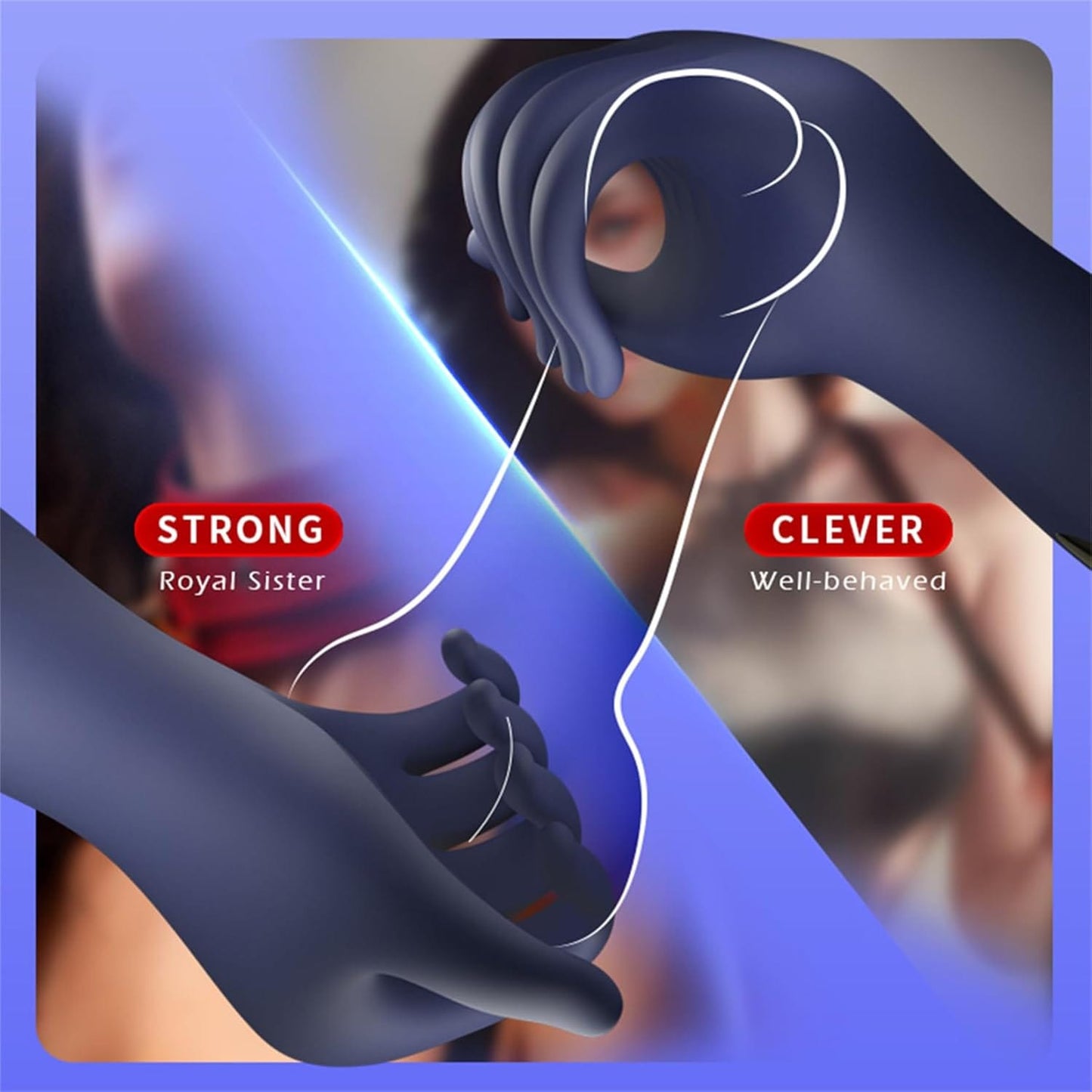 10-Frequenz-Masturbator für Männer, Finger-Penis-Vibrator
