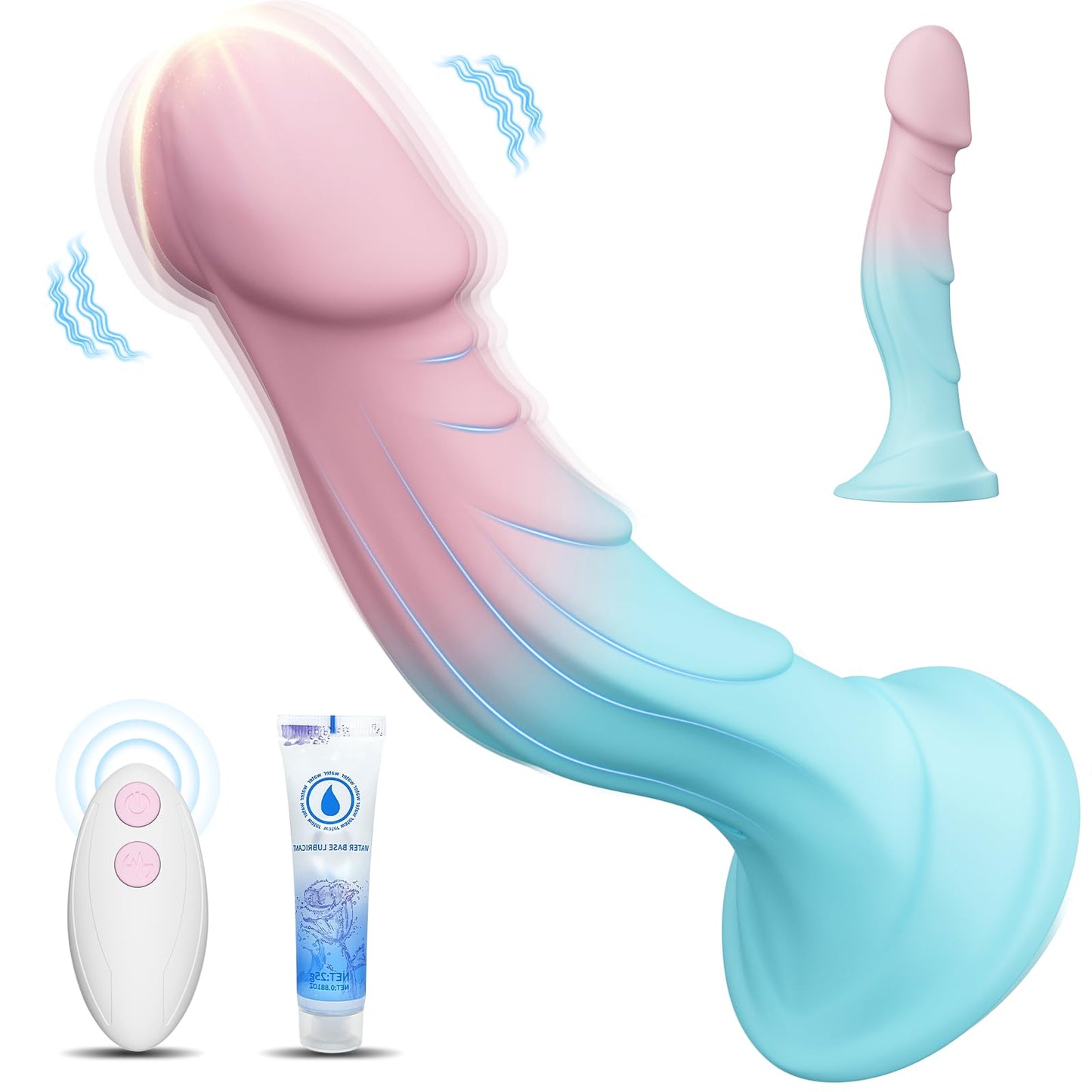 7.5” Silicone Realistic Dildos with Suction Cup for Women