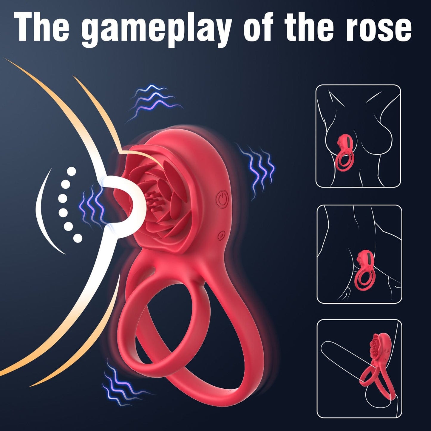 Rose Penisring-Vibrator & Klitorisstimulator