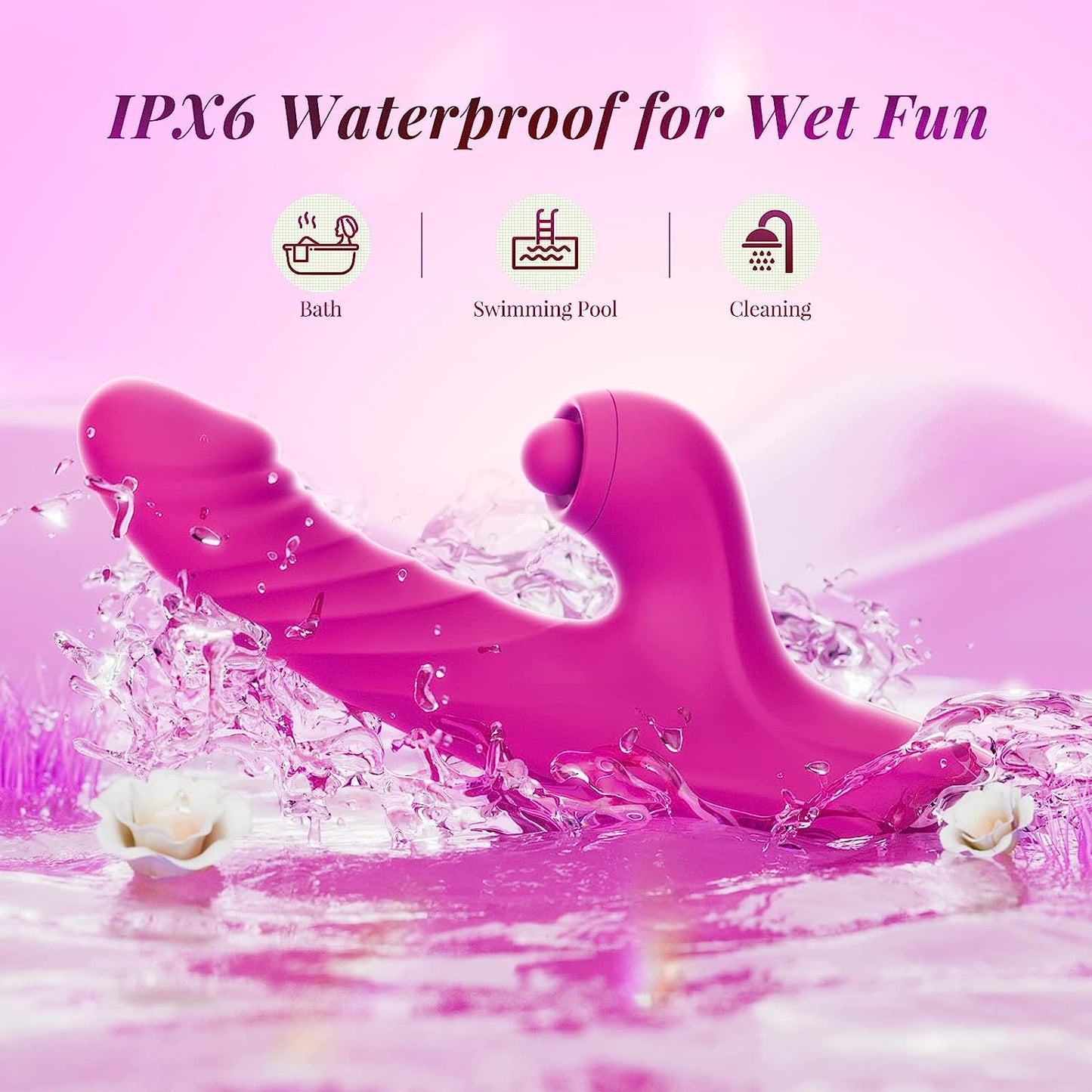 Thrusting Dildo Rabbit Vibrator G-spot Vibrator For Women