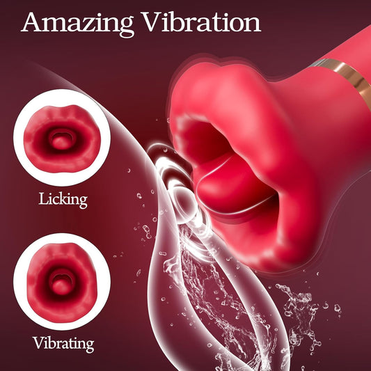 Oral Love 3 Tongue Thrusting Licking Clit Stimulation Vibrator