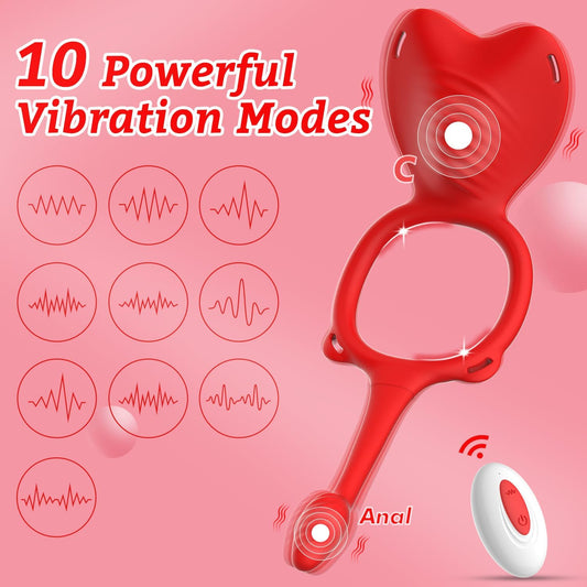 Wearable Panty Clitoral Anal Vibrator With Remote Control