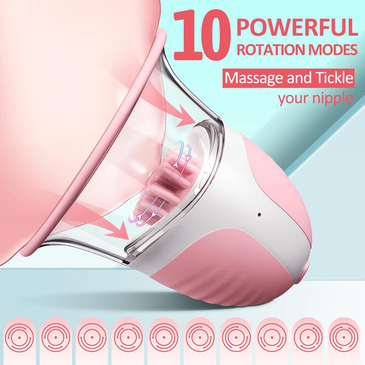 Nipple Sucking Rotation Stimulator Massager
