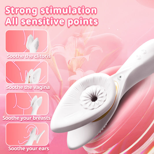 ScentWave 5 Suction 5 Vibration Clitoral Stimulation Vibrator