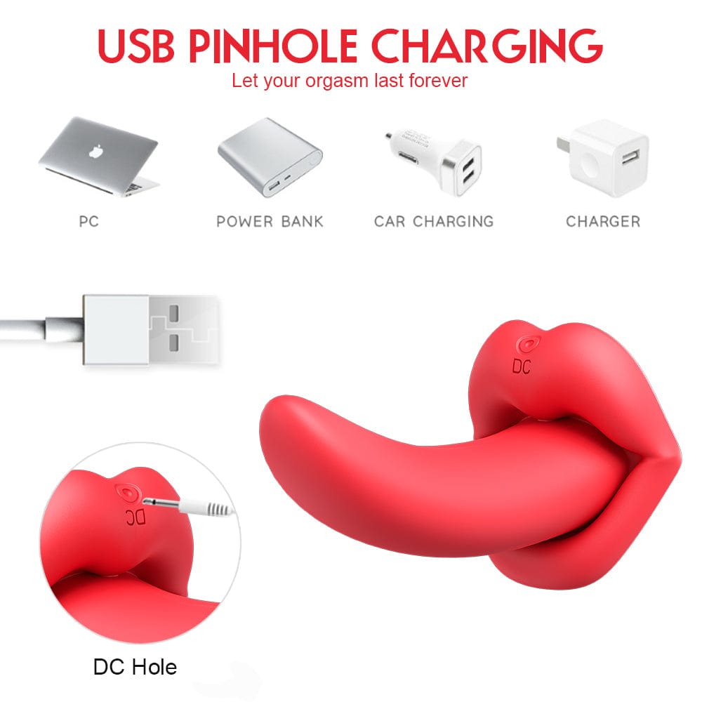 10 Frequency Vibration Wearable Tongue Generation Simulated Lips