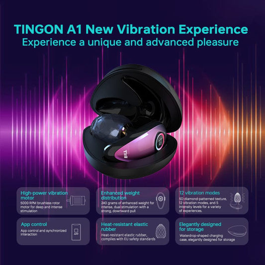 Tingon A1 Anal Luxury Massager Toy Butt Plug APP Control