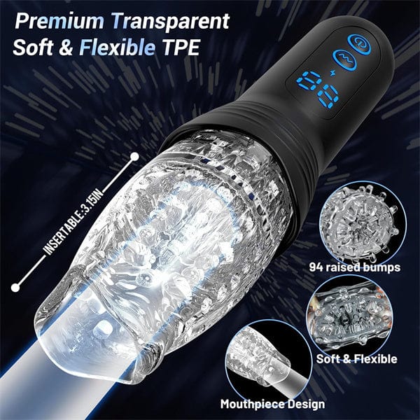 Gawk Gawk 4000 Masturbator Electric 9 Vibration Telescopic Modes