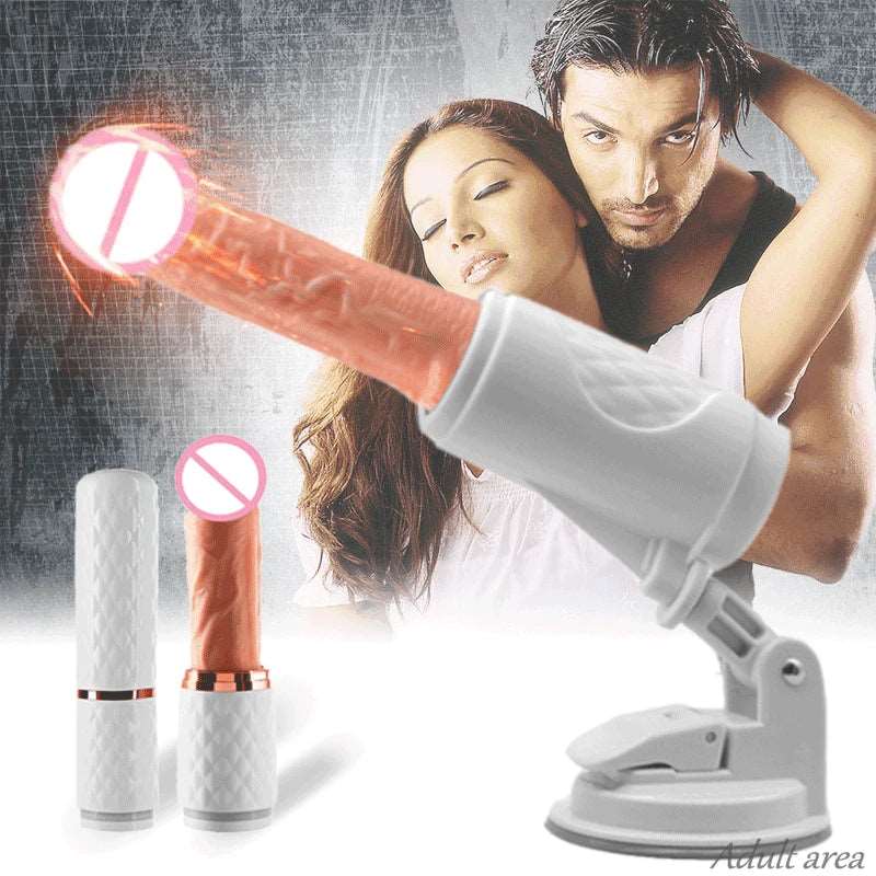 Automatic Telescopic Gun Vibrating Rod Massage Masturbation