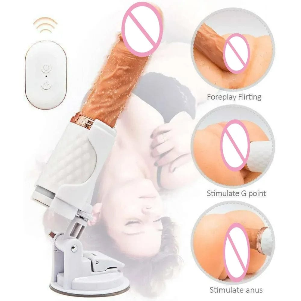 Automatic Telescopic Gun Vibrating Rod Massage Masturbation