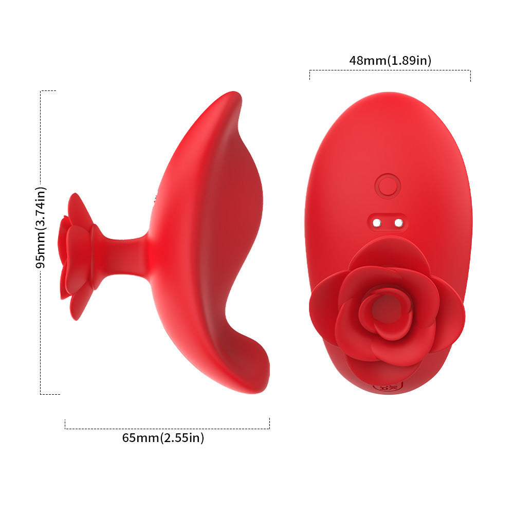 Rose Mini Bullet Fingervibratoren zur Stimulation der Brustwarzen und Klitoris