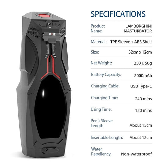 Lamborghini Automated Penetration Intelligent Pleasure Cup mit magnetischem Schlüsselschloss