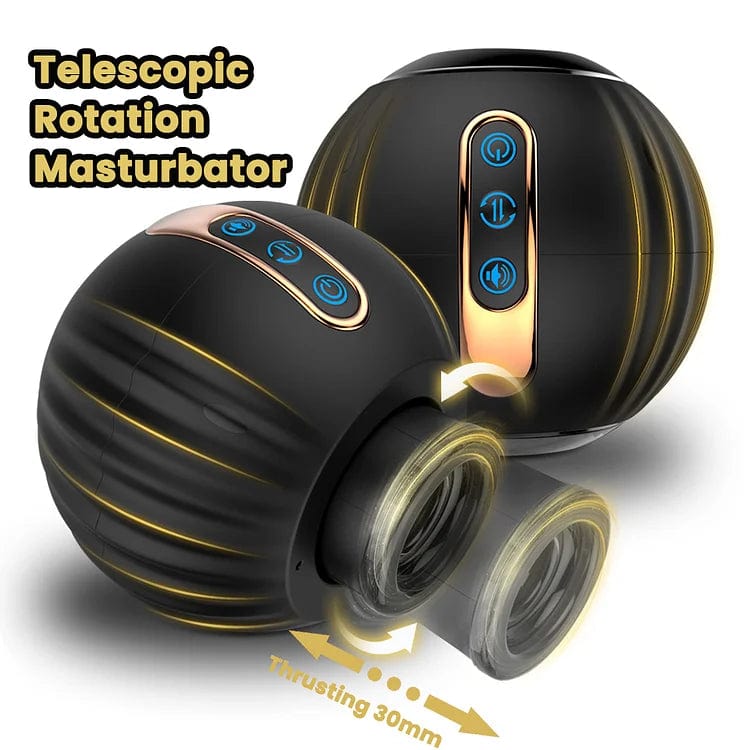 Automatischer rotierender männlicher Masturbator mit Stoßfunktion, Blowjob, Taschenmuschi