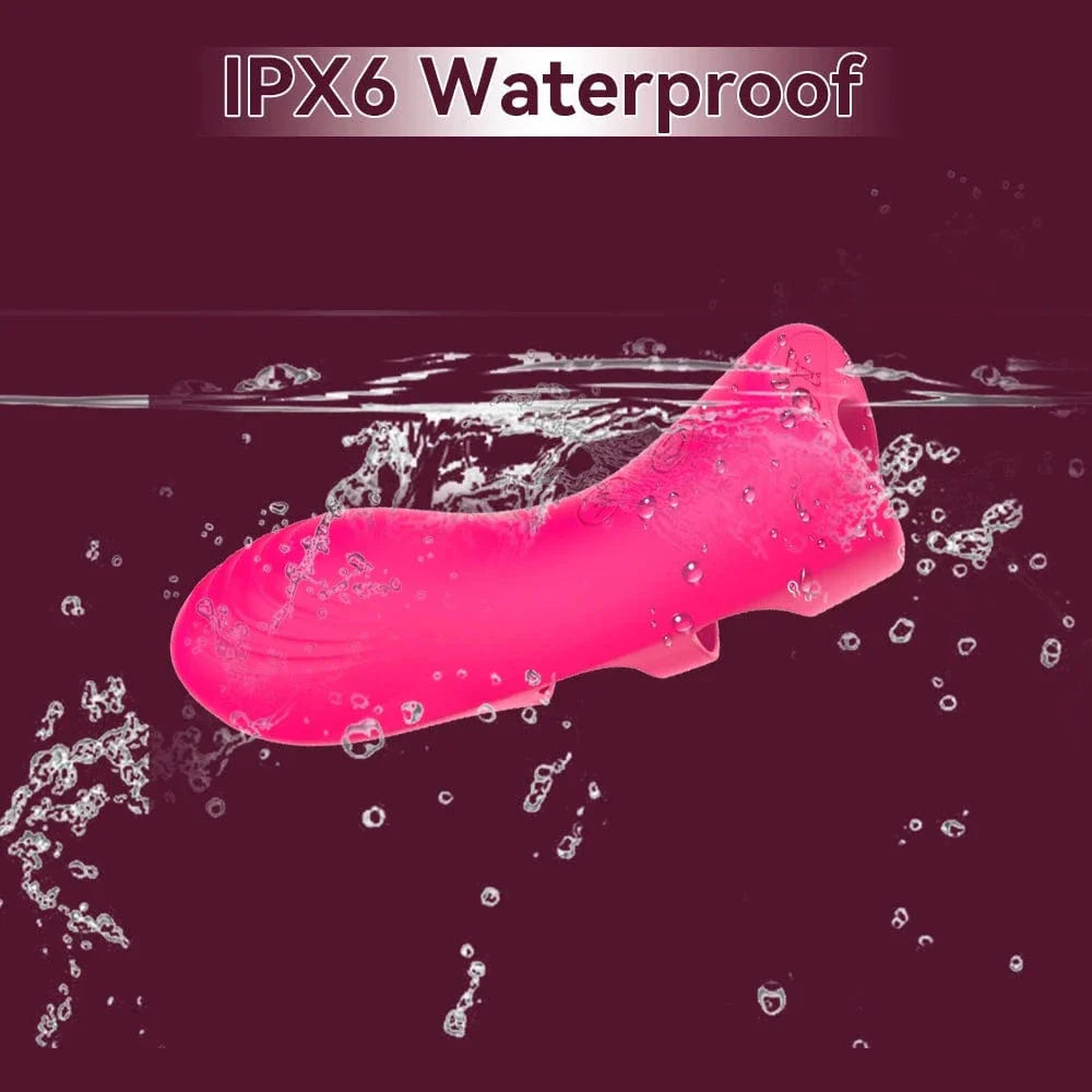 Fingervibrator Klitoris-G-Punkt-Massagegerät mit 10 Vibrationen für das Vorspiel zu zweit