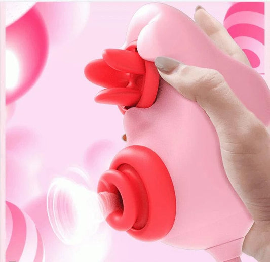 Raumschiff-Masturbator, saugende Zunge, leckendes weibliches Sexspielzeug