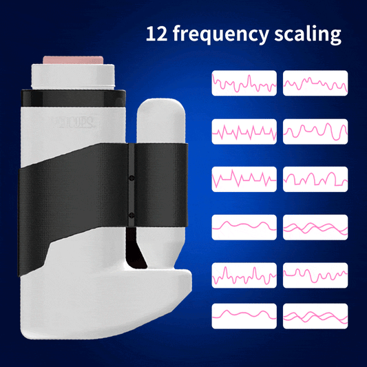 جهاز استمناء مهبلي واقعي للرجال، هزاز تلسكوبي بـ 12 سرعة
