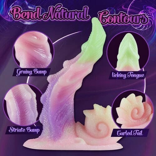 Riesiger Tentakel-Dildo für Anfänger, realistischer Silikon-Dildo, 7,48 Zoll