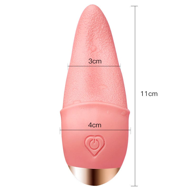 13cm Tongue Vibrator For Women Clit Licking G Spot Masturbator