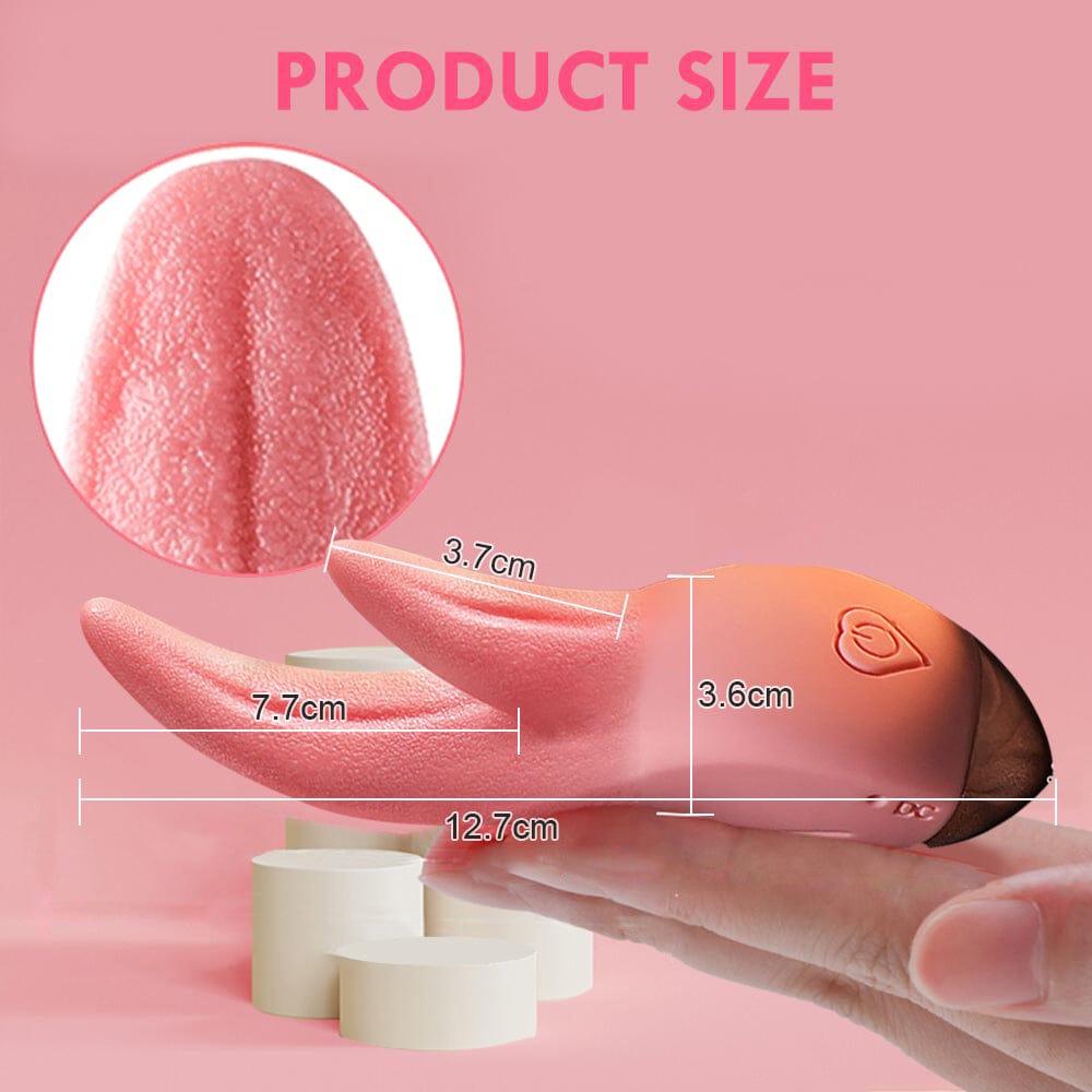 Tongue Licking Device Silicone Second Tide Masturbation Vibrator Adult Toy