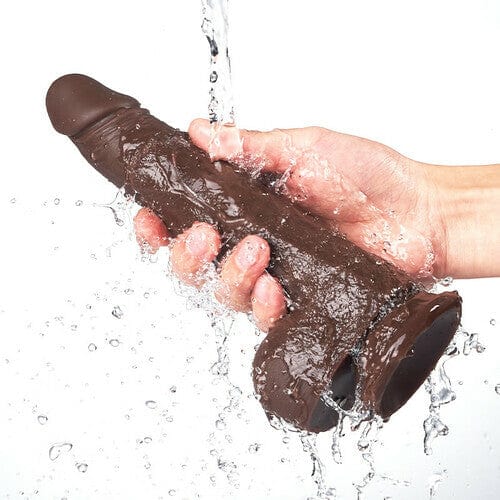 8.7inch K05 Emulated Black Coffee Telescopic Rotating Vibrating