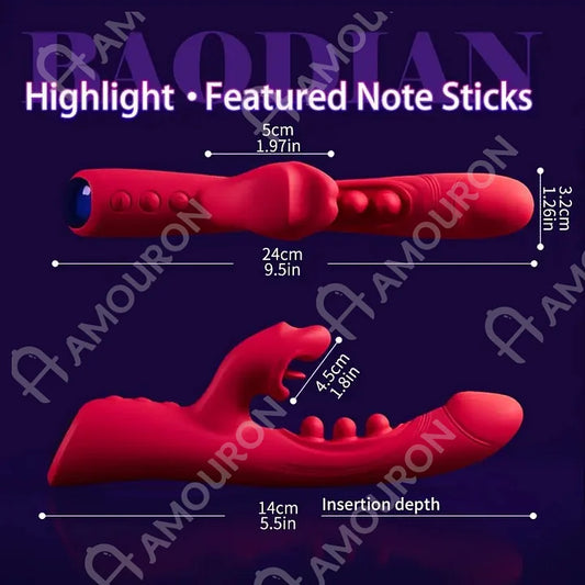 Rose Muncher Biting Mouth Wearable G Spot Vibrator