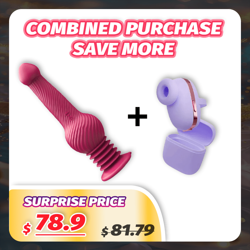 Knot Monster Dildomaschine und Magic Box Saugvibrator-Set