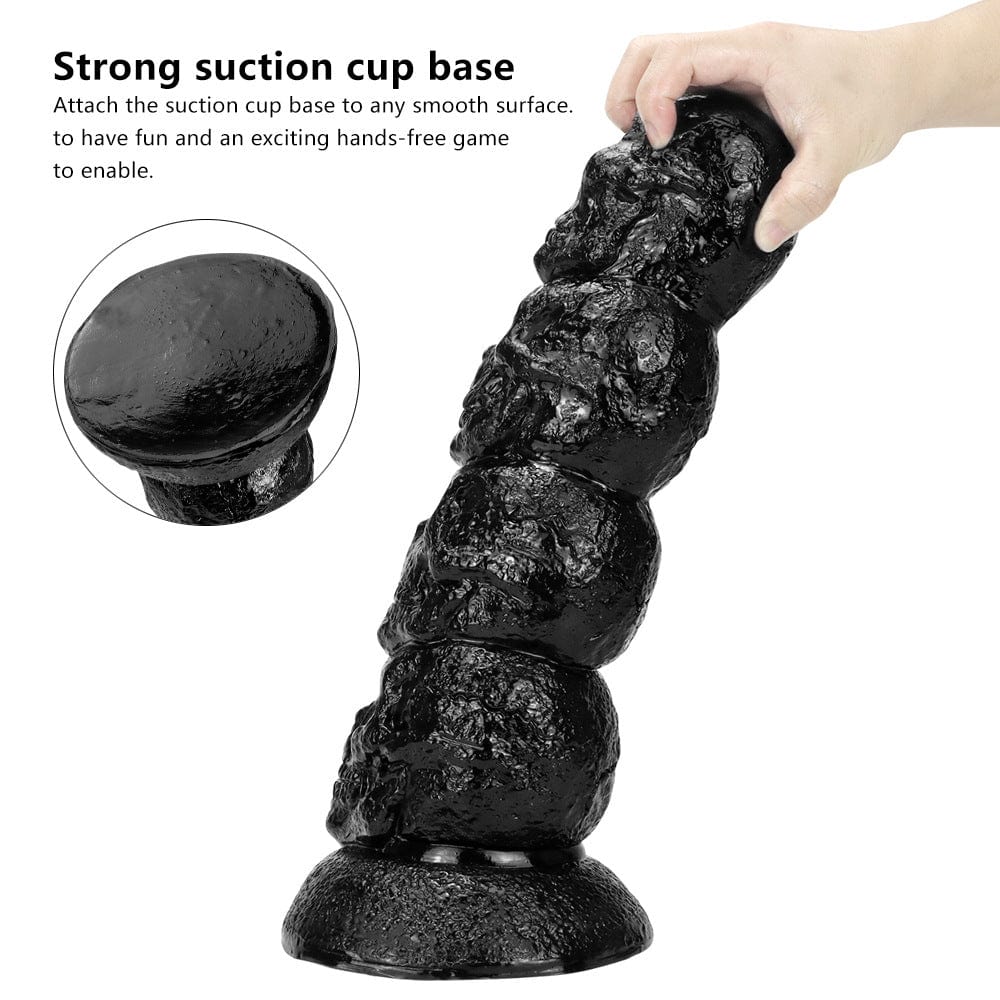 12,3 Zoll Totenkopf Riesen Butt Plug Riesiger Dildo