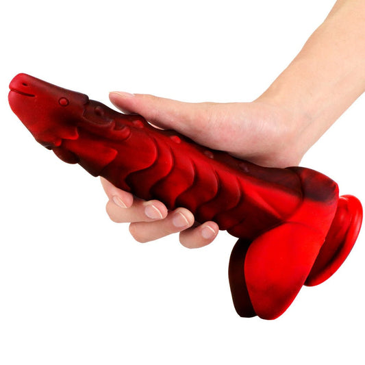 Faucet Soft Silicone Mixed Color Artificial Dildo