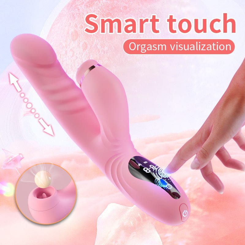 Elektrisch beheizter Vibrator, automatische Saug- und Stoßmaschine für Frauen