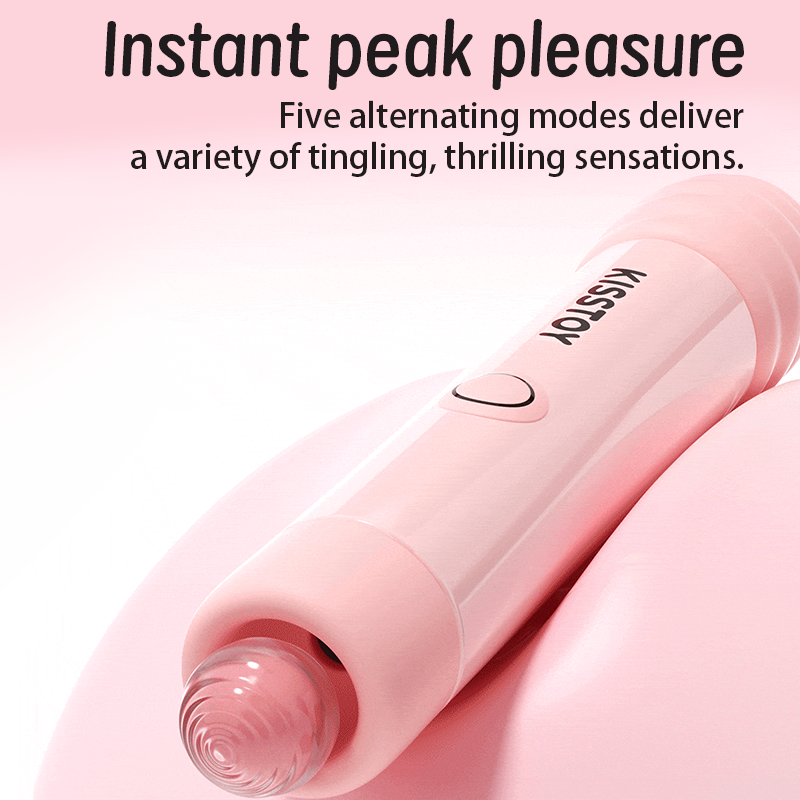 KISSTOY Honey Stick Dual-End Suction & Vibration Mini Wand
