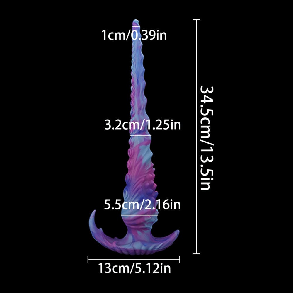 13,5 Zoll langer Dildo, riesiger Analplug, Monster Fantasy Knot Dildos