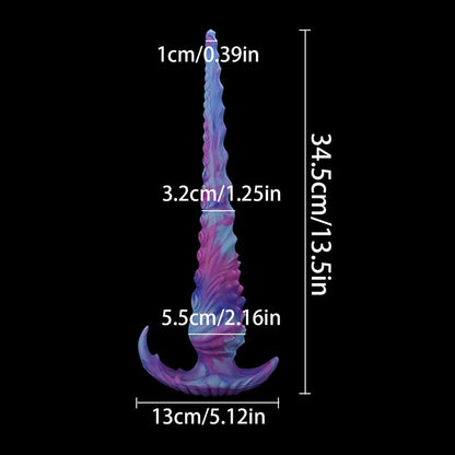 13,5 Zoll langer Dildo, riesiger Analplug, Monster Fantasy Knot Dildos