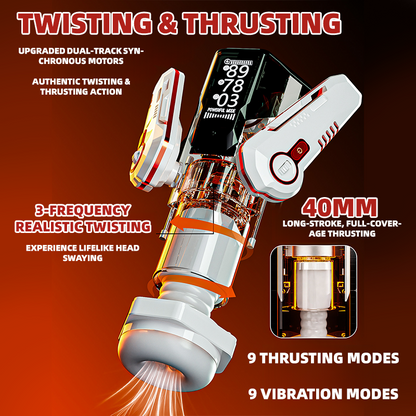 Breaking Dawn Mech Automatic Rotating Telescopic Heating Cup